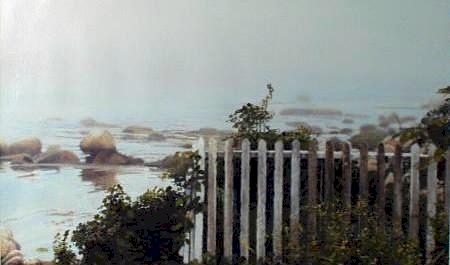 "Connecticut Shoreline," Acrylic on Paper, 1999