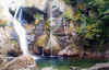 "Bash Bish Falls," Acrylic on Paper